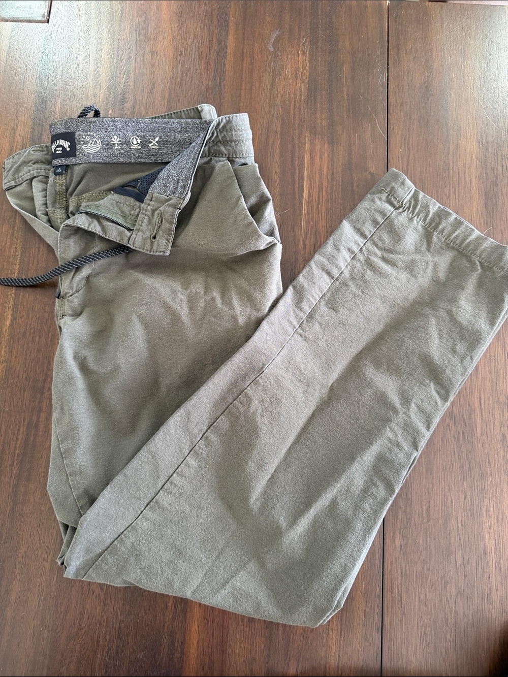 Men's Billabong Surftrek Green Casual Pants